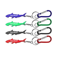 Shark shape key chain with carabineer.... from ASI 74585 Nu Promo...