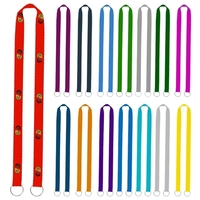 Upgrade your brand with 3/4" screen-printed lanyards: double clips, durable...