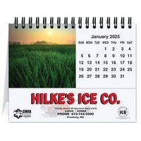12 month tent desk calendar featuring photos of agriculture scenes.... from...