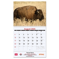 Monthly Wall Calendar - American Wildlife
