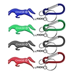 Horse Shape Bottle Opener Keychain and Carabiner