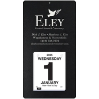 Foil Stamped Daily Calendar