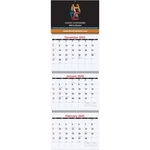 Three Months at a Glance Calendars 10.75" x 33.75"