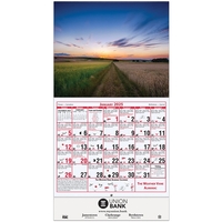 12-month memo pad styled 8 5/8" x 16" (when opened) weathervane... from ASI...