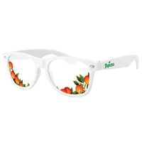 Quality PC Retro sunglasses with clear UV400 impact resistant PC lenses.......