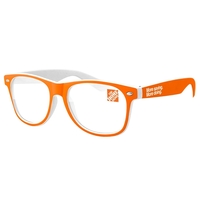 Quality PC Retro sunglasses with clear UV400 impact resistant PC lenses.......