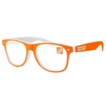 2-Tone Retro Sunglasses w/ 1-color imprint