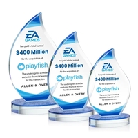 The Headley VividPrint™ Award features flame-shaped Starfire Crystal and is...