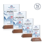 Walkerton VividPrint™ Award - Starfire/Walnut (Vert)