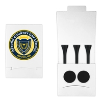 Golf tee matchbook packet with 3 tees and 2 markers.... from ASI 93520...