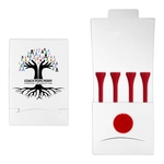 Matchbook Packet w/4 Tees and 1 Marker Golf Kit