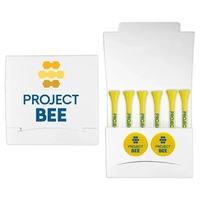 Matchbook Packet w/6 Tees and 2 Markers Golf Kit