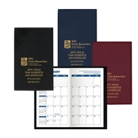 Style "Ireland" soft cover vinyl sewn pocket planner.... from ASI 83770 Royal...