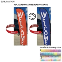 Replacement Graphic for 10' Small Feather Flag Kit