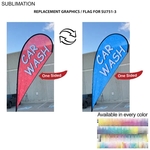 Replacement Graphics for 12' Medium Tear Flag Kit