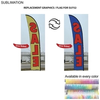 Replacement Graphics for 15' Large Feather Flag Kit