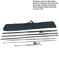 19' X-Large Flag Kit, Hardware included for Outdoor Use