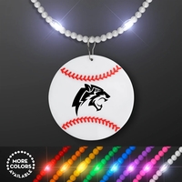 Still-Light Beads with Baseball Medallions