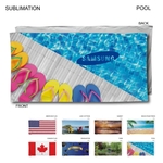 Stock Design Sublimated, Heaviest Weight, Beach Towel, 30x60