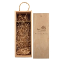 Rustic Laser-Engraved Magnum Wood Box