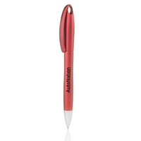 Plastic twist-action ballpoint pen with matte barrel in four color...