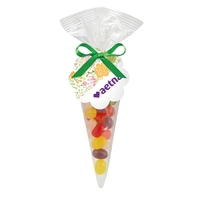 Spring Candy Cone Bag with Assorted Jelly Beans