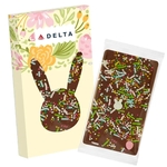 1 oz. Chocolate Bar with Bunny Window -Spring Sprinkles