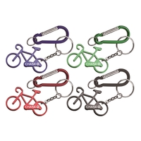 Bicycle shape bottle opener key chain