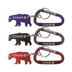 Bear shape bottle opener keychain