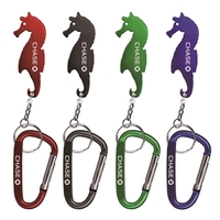 Seahorse shape bottle opener with key chain.... from ASI 74585 Nu Promo...