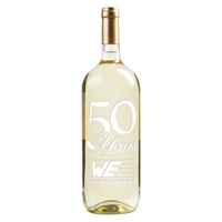 1.5L Etched Chardonnay White Wine Bottle