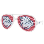 Aviator Sport Pinhole Sunglasses w/ full-color imprint