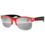 2-Tone Club Sport Mirror Sunglasses w/ 1-color imprint