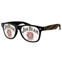 Retro Pinhole Sunglasses w/ 1-color imprints
