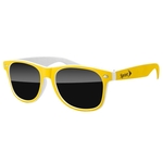 2-Tone Retro Sunglasses w/ 1-color imprint
