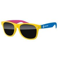 Quality PC Retro sunglasses with dark UV400 impact resistant PC lenses.......