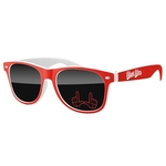 2-Tone Retro Sunglasses w/ 1-color imprint