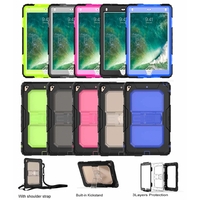 This iPad 9.7" Protective Rugged Case with Kickstand & Shoulder Strap... from...