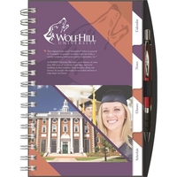 5.5" x 8.5" classic paperboard journal with foil imprint, four full... from...