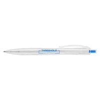 The CrystalView Pen, with its chic design, boasts transparent outer parts......