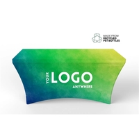 112" x 79" - Eco Friendly Stretch 6' Table Cover, made... from ASI 36558...