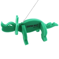 Foam Triceratops Dinosaur Toy Novelty on a leash... from ASI 54886 Foamworx /...