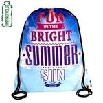 Recycled RPET Full Color Import 210D Drawstring Cinch P