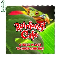 6" X 6" Full Color Sublimation Recycled RPET Polyester Micro