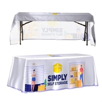 Standard Table Cover with Open Back 6'