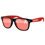 2-Tone Retro Sunglasses w/ 1-color imprint