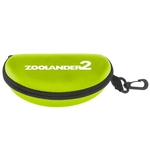 Sunglasses Hard Case w/ Zipper & Hook - 1 Color Imprint