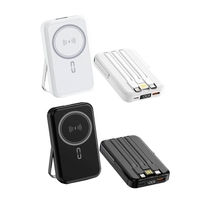 Digital display magnetic wireless power bank with 1 color of silkscreen......