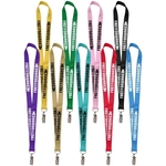 0.75" USA Made Dye Sublimation Lanyards