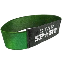 8" x 3/4" elastic event wristband with customizable woven label.... from ASI...